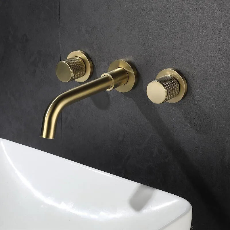 Torneira de Parede - Misturador - Luxe Gold