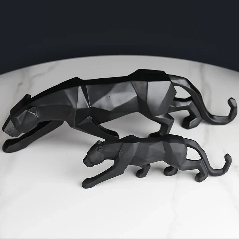 Estátua Decorativa resina - Leopardo