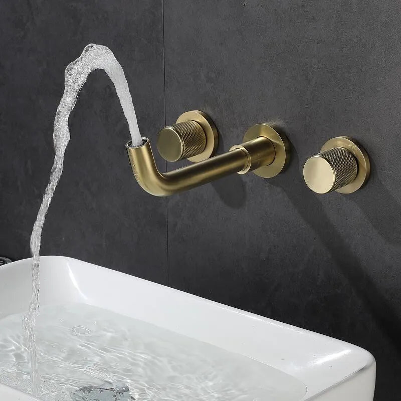 Torneira de Parede - Misturador - Luxe Gold