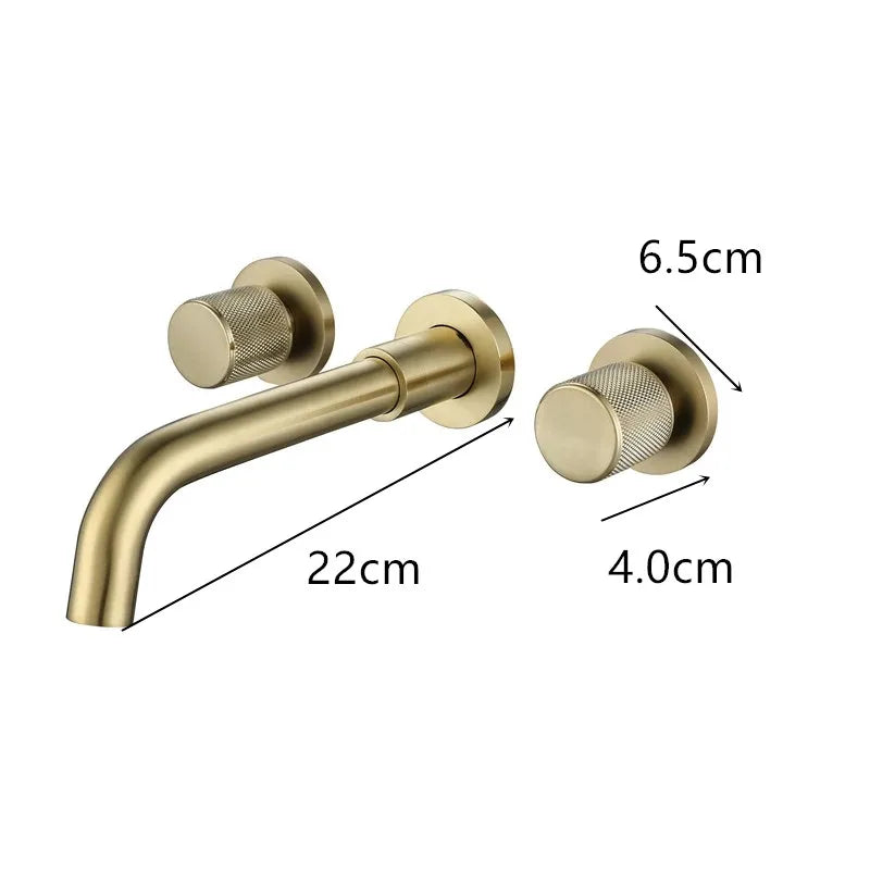 Torneira de Parede - Misturador - Luxe Gold