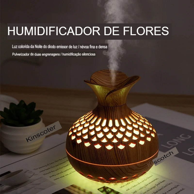 Vaso Difusor de Aromaterapia - PureAir: O Toque Perfeito de Tradição e Bem-estar